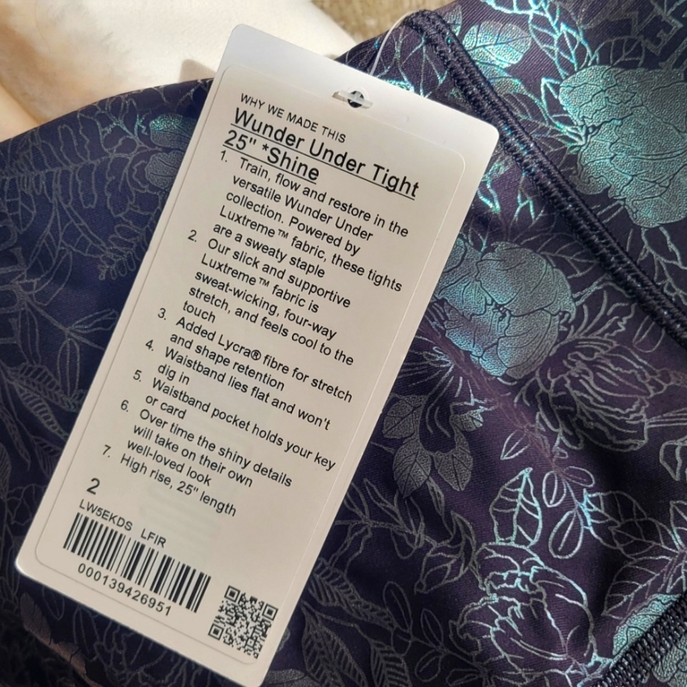 Lululemon Wunder Under Tight. Sz 2
